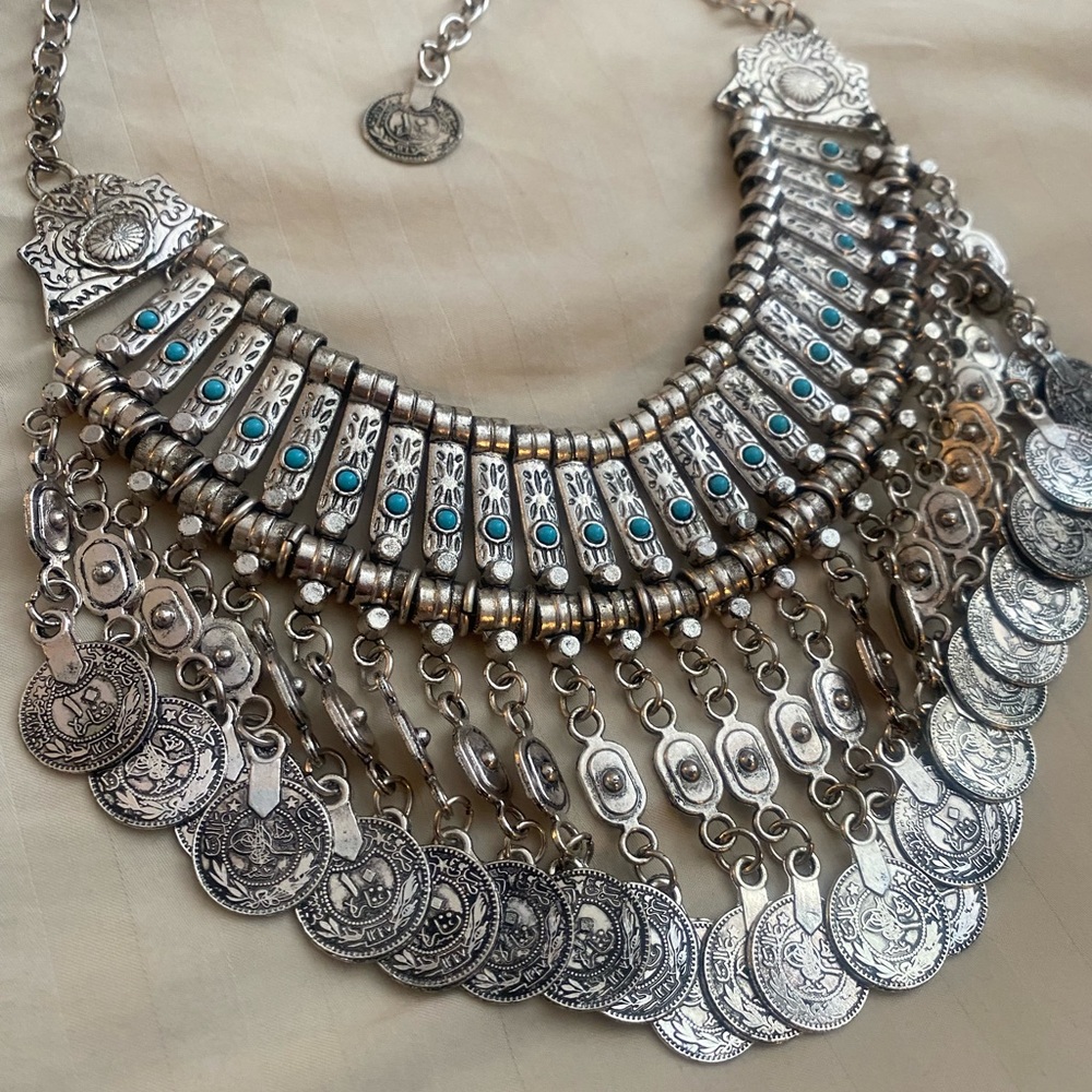 Silver Statement/Cosplay Necklace
